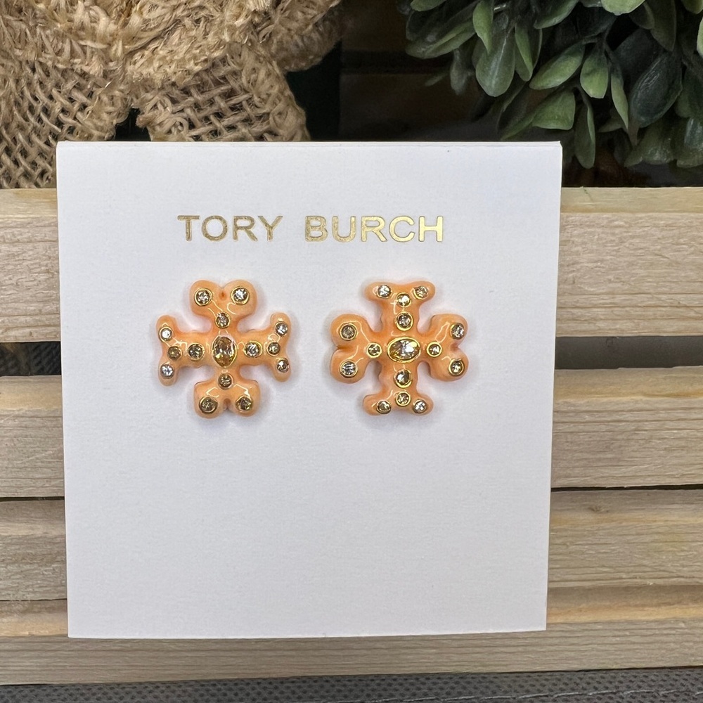 Tory Burch Roxanne Jeweled Stud Earrings